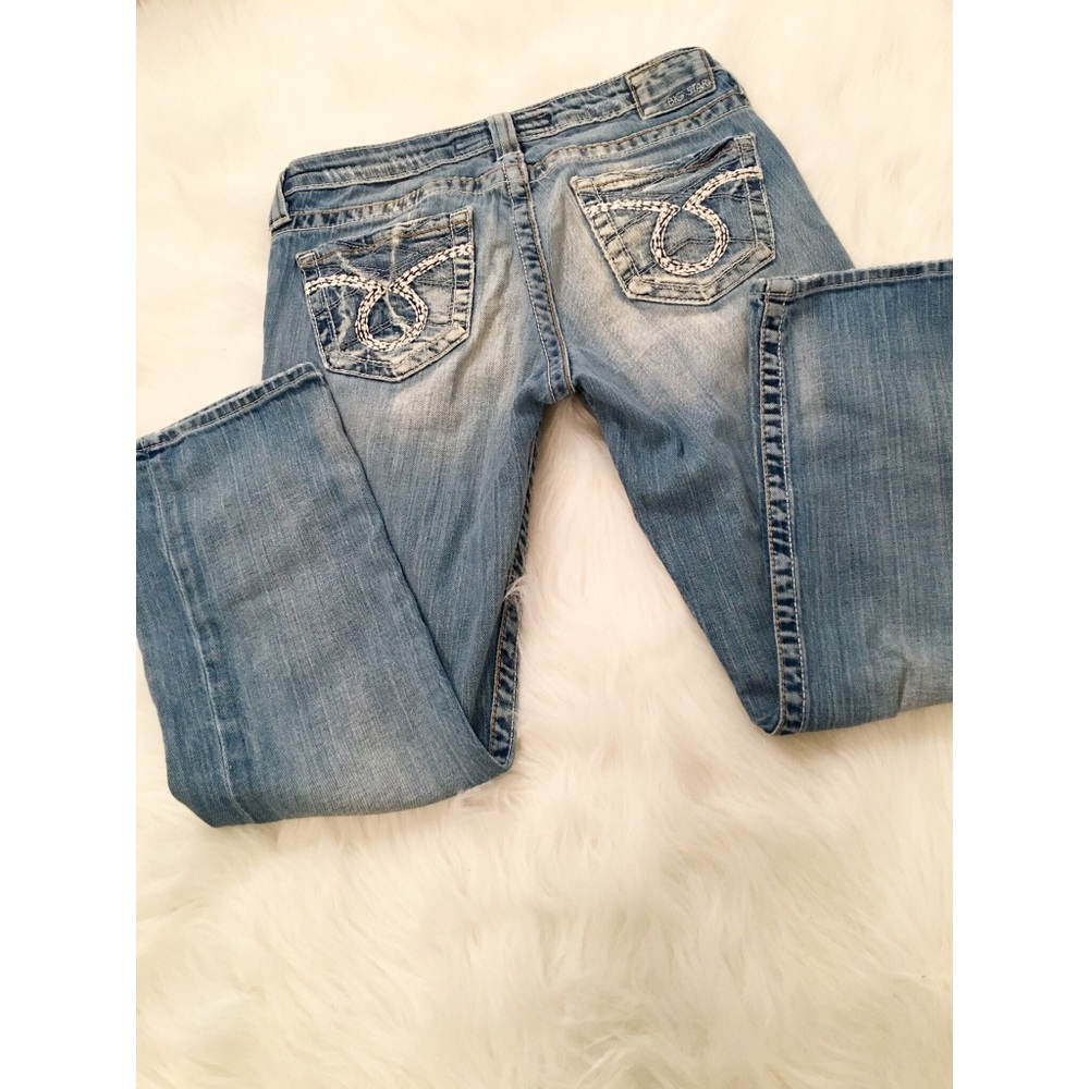 Big Star Buckle Jeans size 28 Rikki low rise